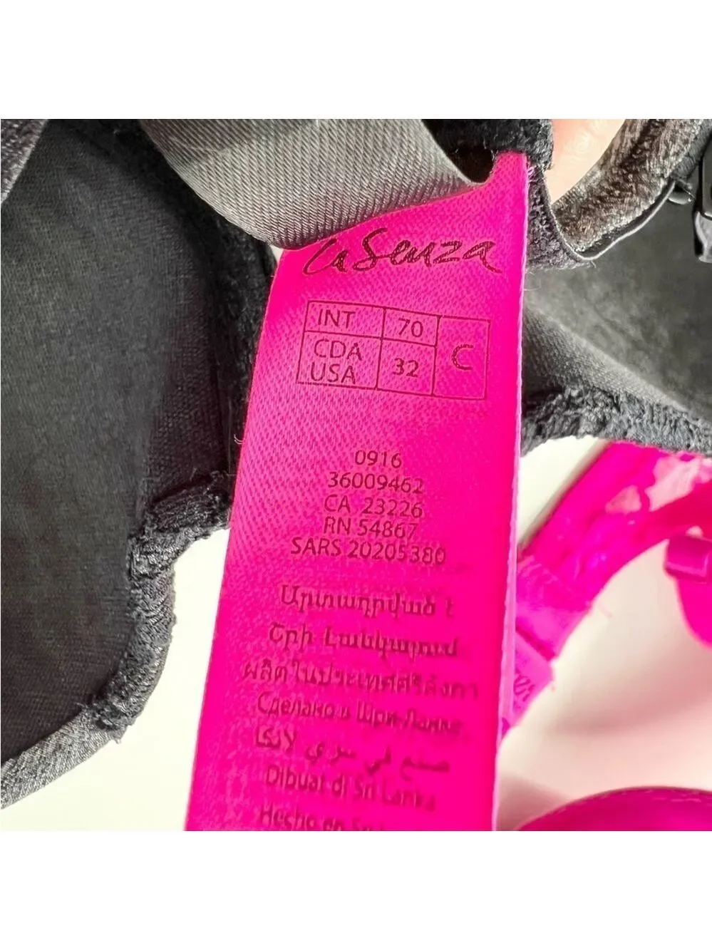 La Senza underwire bra bundle black pink 32 C - Picture 5 of 7